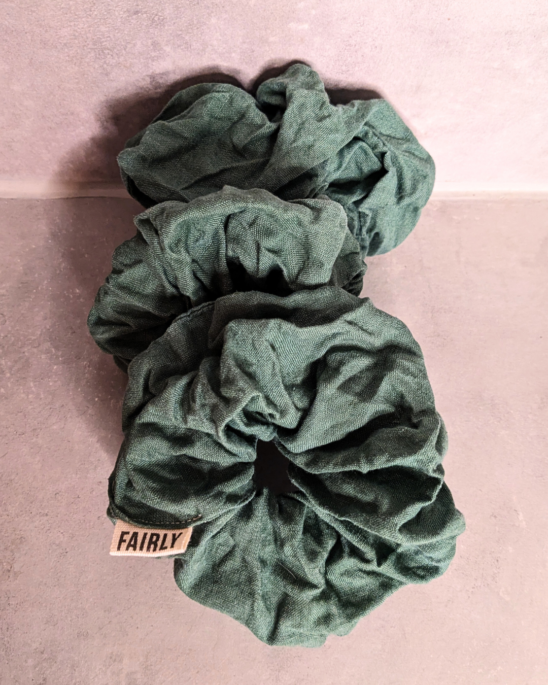 Zero Waste Scrunchie Skog